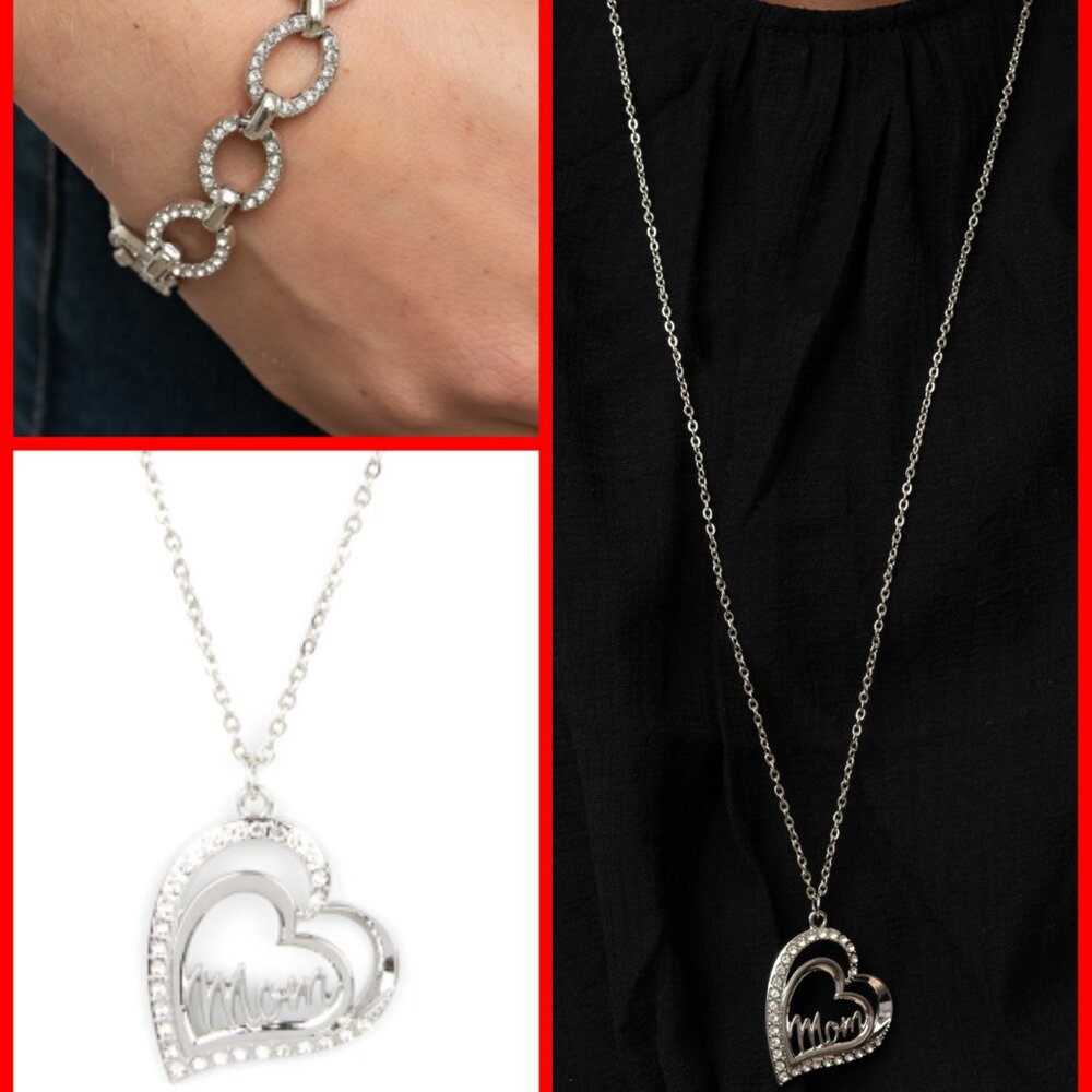 A Mothers Heart - 2pc Set - White
